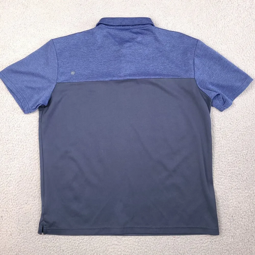 Ping Polo Shirt Men's XL Blue Sensor Cool Golf Performance Celebration Golf Club - Picture 2 of 13